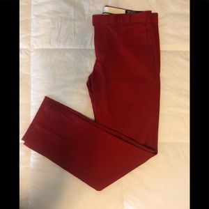 Polo Ralph Lauren Bright Red Pants Size 34